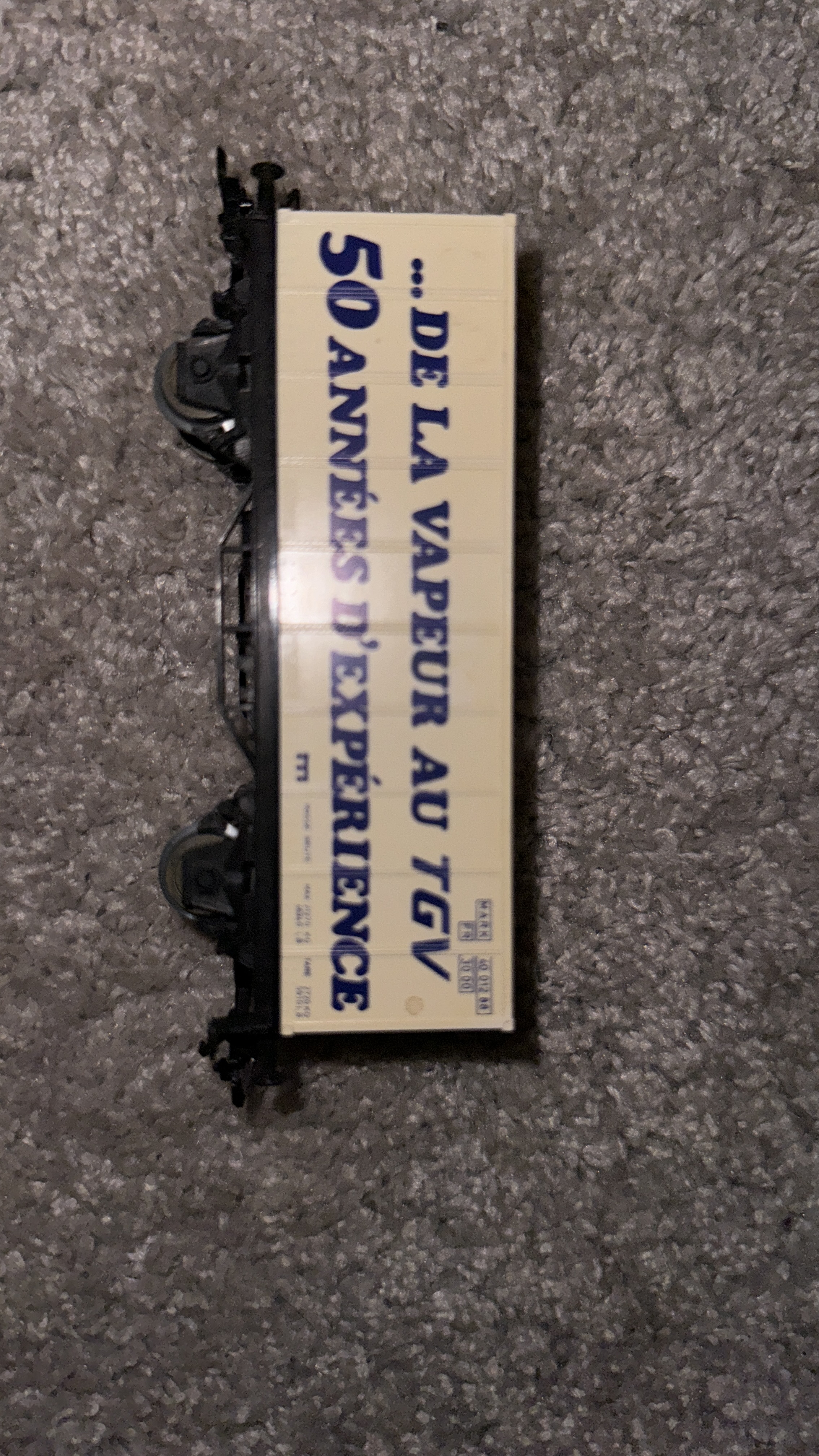 Titelbild Containerwaggon ...DE LA VAPEUR AU TGV