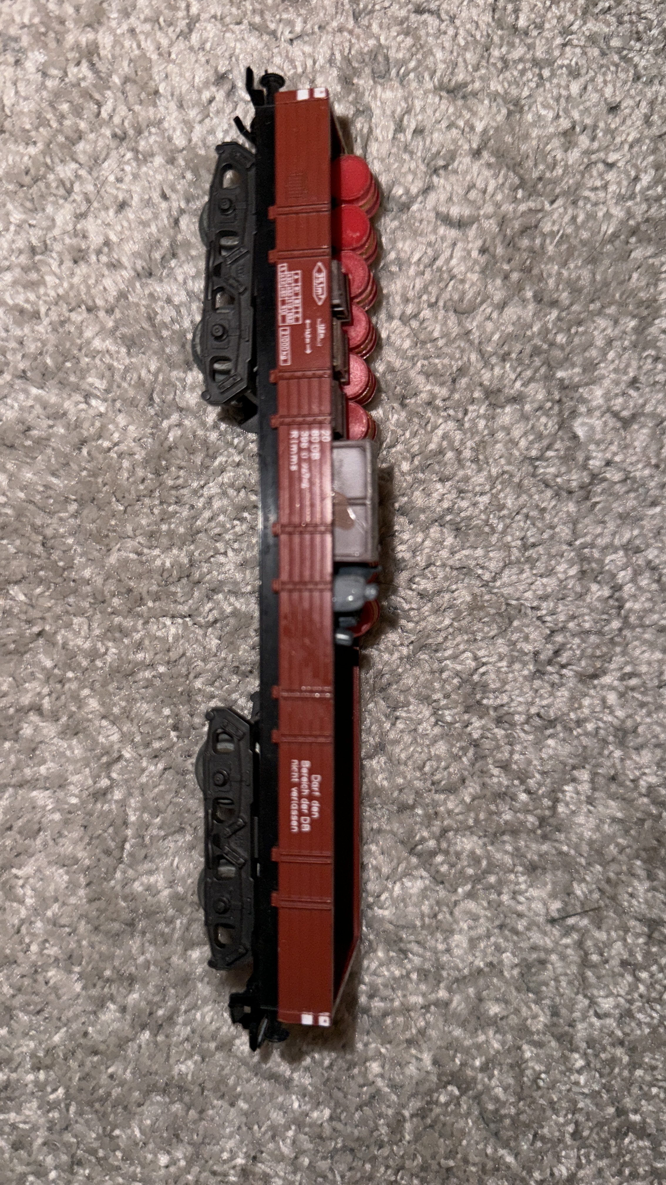 Titelbild Niederbordwagen 4 Achsig DB mit Ladung