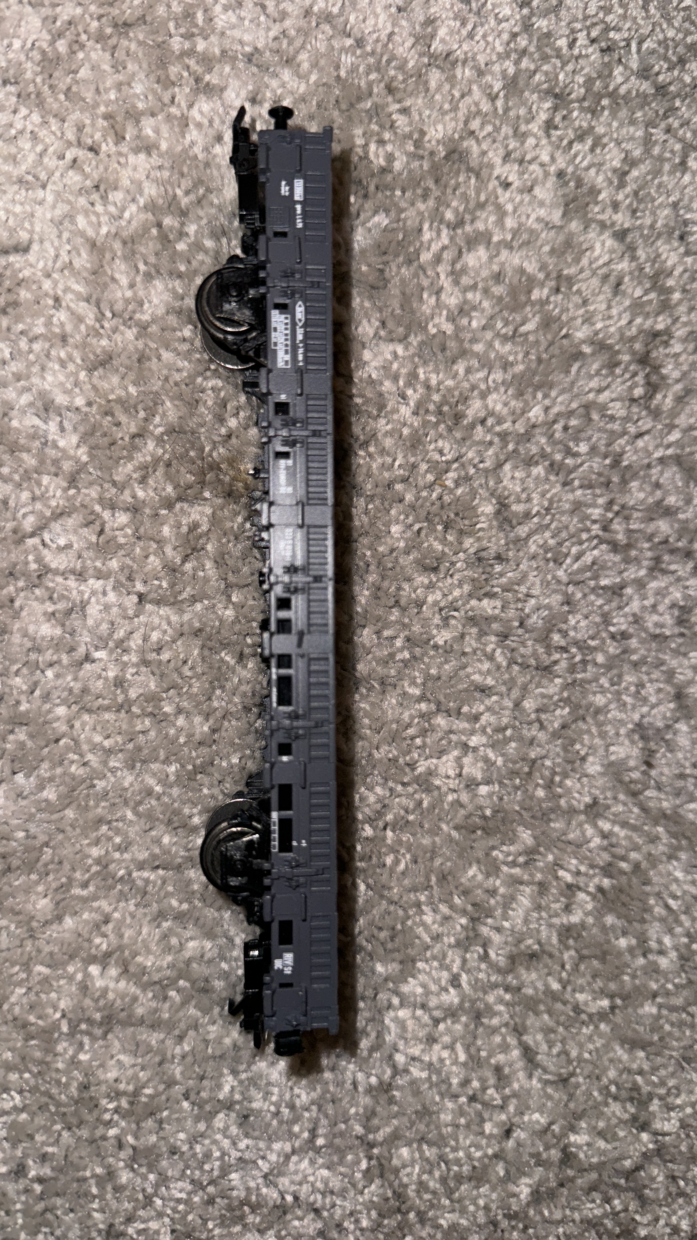 Titelbild Niederbordwaggon 2 achsig grau